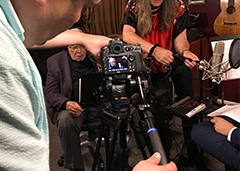 James Earl Jones Video Shoot